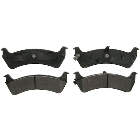 Wagner Brakes Semi-Met Disc Pad Set, Zx667 ZX667